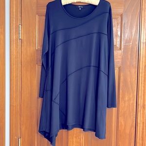 Comfy USA Long-Sleeve Soft Jersey Tunic Top Size M/L Perfect w Leggings